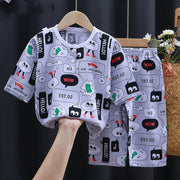 Summer Clothes Cotton Silk Air-conditioning Clothes Baby Clothes