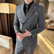 Men's Autumn And Winter Suit Three-piece Business Casual