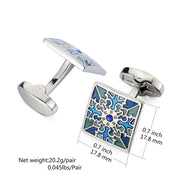 Men's Metal French Suit Cufflinks Silver Men's Business Cufflinks Wedding Cufflinks