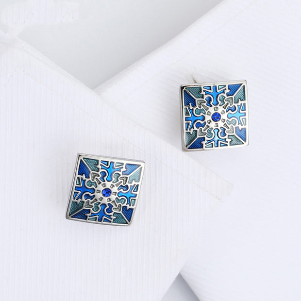 Men's Metal French Suit Cufflinks Silver Men's Business Cufflinks Wedding Cufflinks