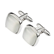 High-end Opal Gentleman Business French Cufflinks