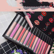 Long Lasting Waterproof Lipstick 16 Gift Box Lip Gloss