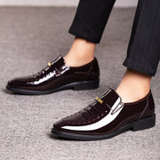 Leather Shoes Men's Breathable Korean Shoes Business Suits Low-top Shoes