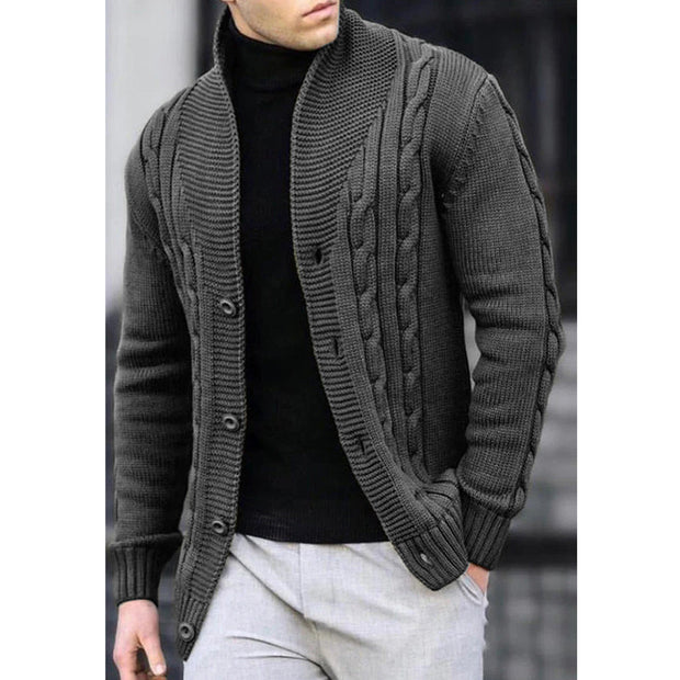 Men's Autumn Winter Sweater Coat