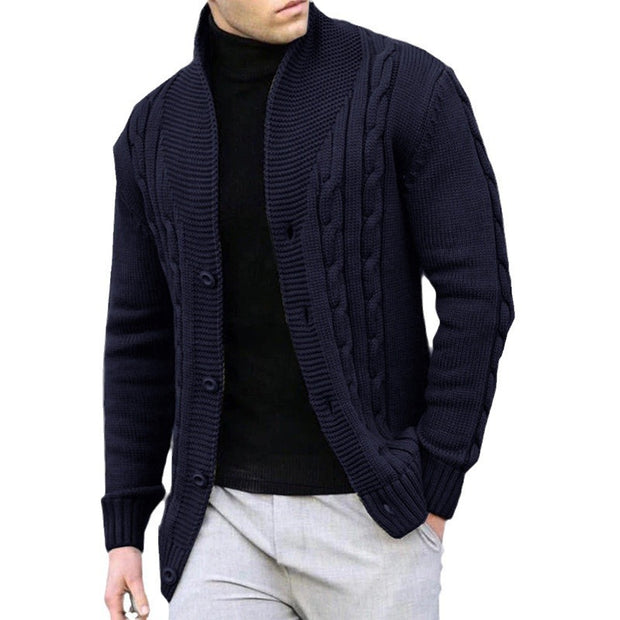 Men's Autumn Winter Sweater Coat