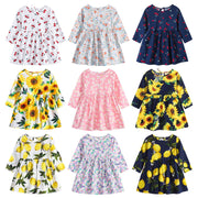 Korean Style Floral Princess Dress Children's Clothing