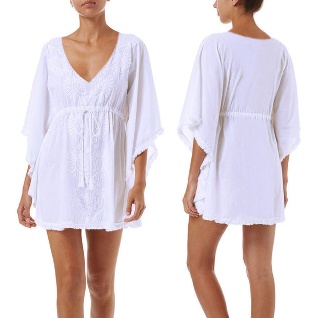 Loose beach blouse