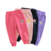 Girls' Trousers, Children's Outer Wear, Thin Western-Style Sports Pants For Kids