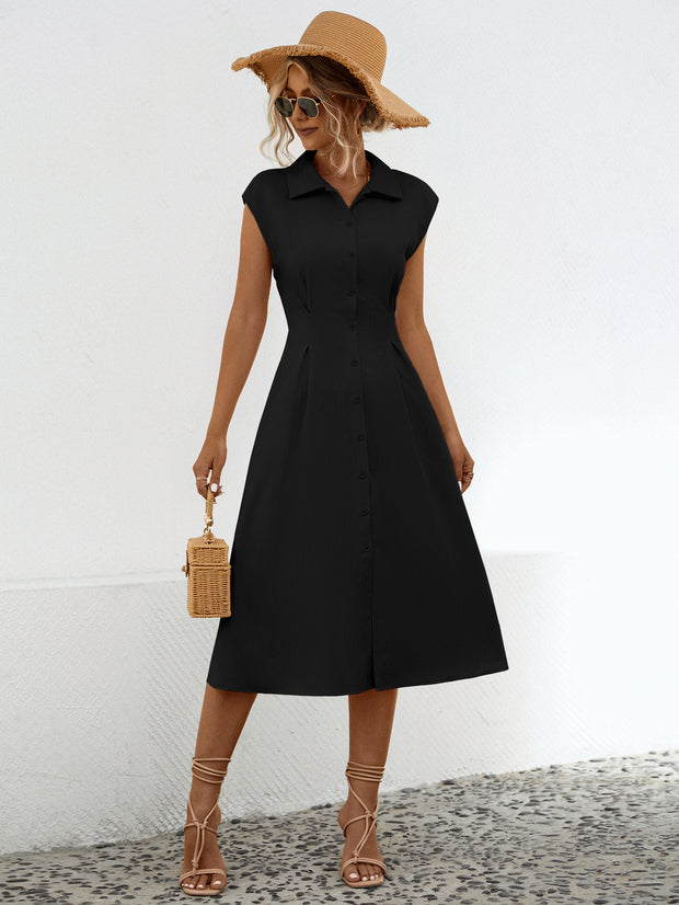 Women's Waistcoat Shirt Dress