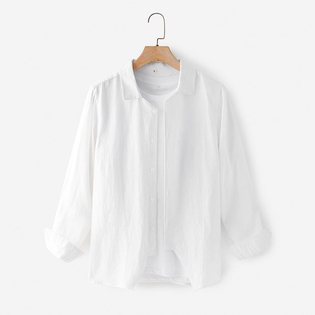 Spring And Summer Men's Fashion Linen Shirt