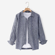 Spring And Summer Men's Fashion Linen Shirt