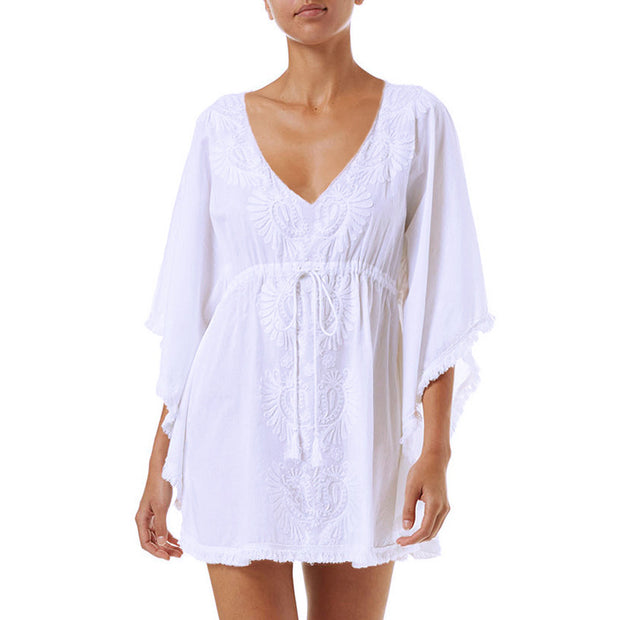 Loose beach blouse