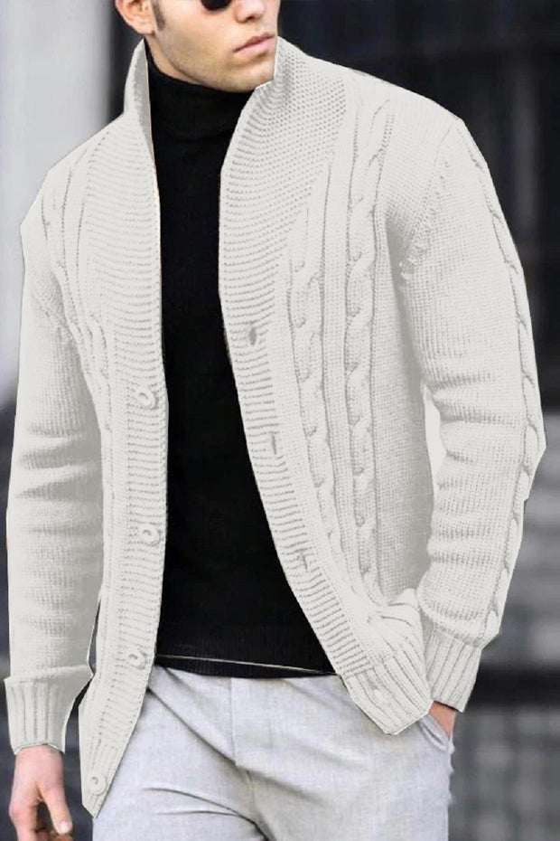 Men's Autumn Winter Sweater Coat