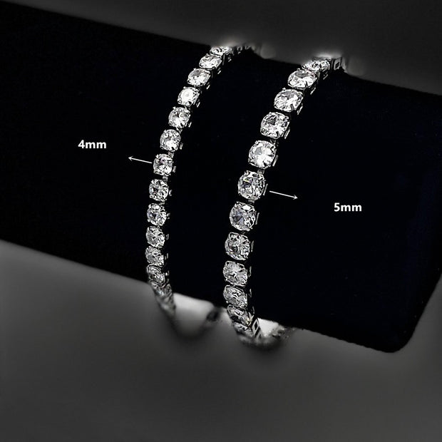 Tennis Chain Inlaid Zircon Simple Fashion