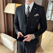 Men's Autumn And Winter Suit Three-piece Business Casual