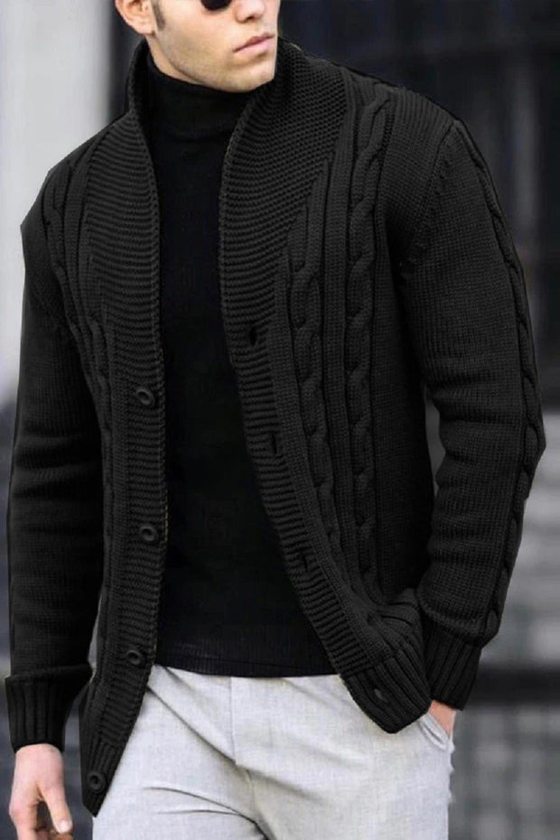 Men's Autumn Winter Sweater Coat