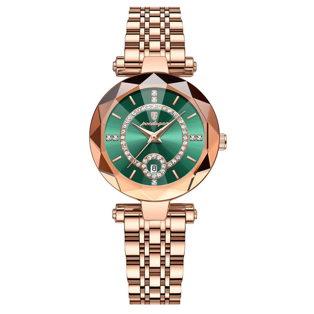 Women's Waterproof Alloy Watch Ultra-thin Fashion Quartz Watch