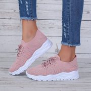 Summer New Fashion Sports And Leisure Flying Woven Large Size Women's Pumps