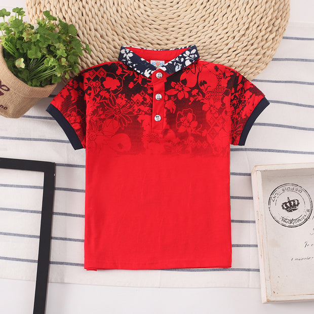 Kids Polo Shirt Boys Tops Wear Children Clothing