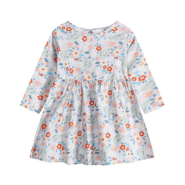 Korean Style Floral Princess Dress Children's Clothing